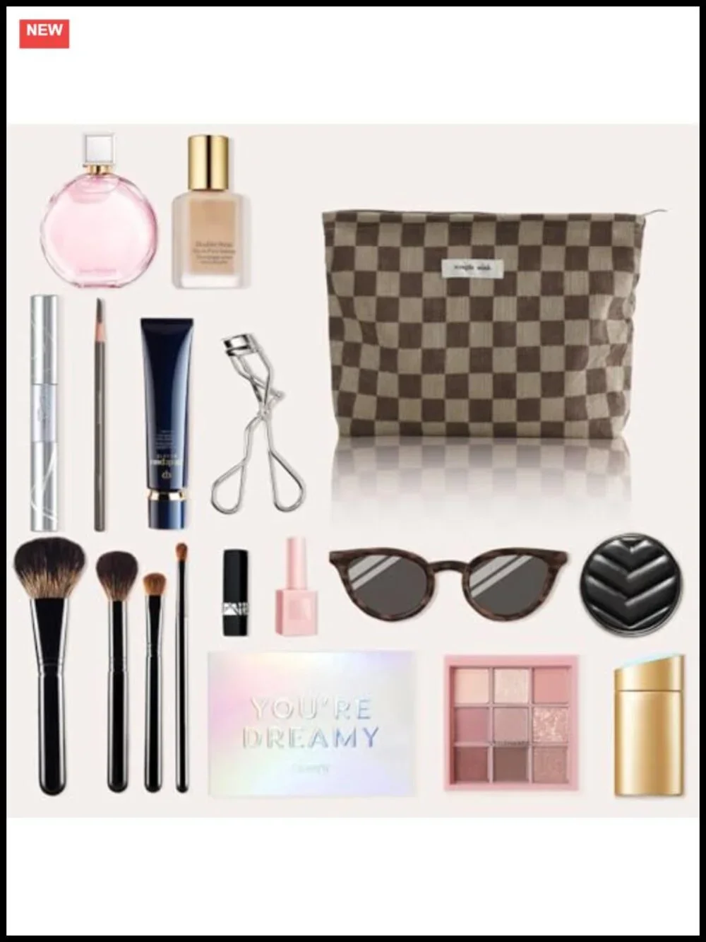 Canvas Makeup Bag Cosmetic Pouch for Travel Toiletry Organizer Zipper